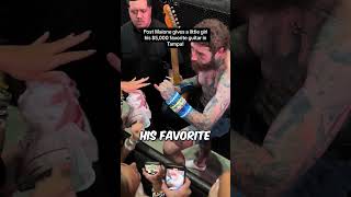 They asked Post Malone for his favorite guitar 🫢