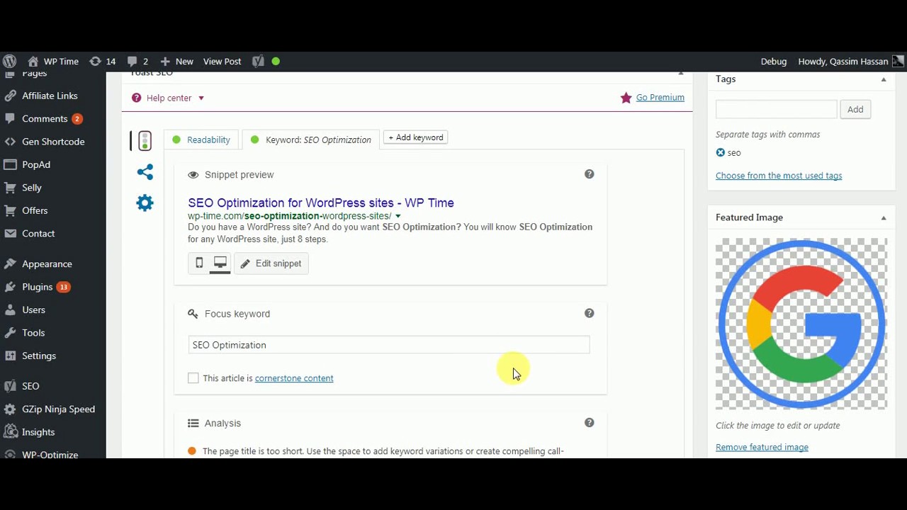 Wordpress Seo Optimization In Just 8 Steps Youtube