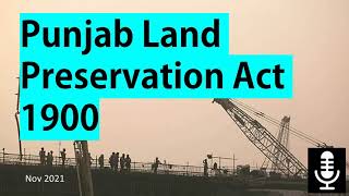 Punjab Land Preservation Act 1900