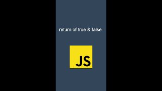 💻 JavaScript: boolean #programming #javascript #coding #shorts #tutorial