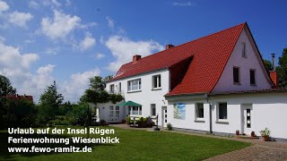 Urlaub auf der Insel Rügen - Ferienwohnung Wiesenblick