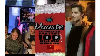 VAASTE Song 🎉🎊celebrating** FASTEST 100MILLION **😱view on YOUTUBE!!!
