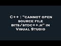 C++ :