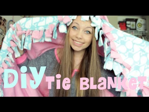 DIY: Fleece Tie Blanket! DIY: Fleece Tie Blanket!