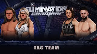 Edge \u0026 Beth Phoenix Vs Rhea Ripley \u0026 Finn Balor || Tag Team Match In Elimination Chamber 2025