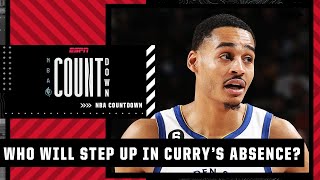 Stephen A. wants Jordan Poole to STEP UP in Steph Curry’s absence | NBA Countdown