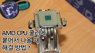 AMD CPU가 쿨러에 붙어서 나올 때 해결 방법