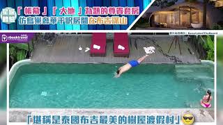 【堪稱是地表上最美的樹屋  🏡 】露天的游泳池 👙  🏊