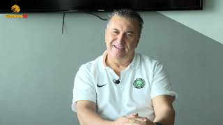 NIGERIA WILL WIN THE NATIONS CUP - COACH JOSE PESEIRO INTERVIEW WITH GOLDMYNETV IN COTE D’VOIRE