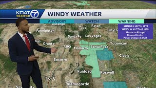 Corey KOAT 7 Weather Forecast for December 8 2024