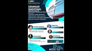 Seminar Nasional Program Studi Manjemen Pendidikan Tinggi Pascasarjana UNJ