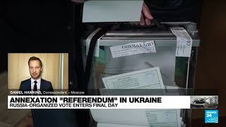 Annexation 'referendum' in Ukraine: Russia-organized vote enters final day • FRANCE 24 English