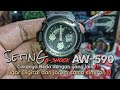 Cara Seting Jam Tangan G-SHOCK AW-590 Supaya tampilan Jarum dan digital Sama 👍👍👍