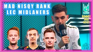 MAD NISQY RANK LEC MIDLANERS