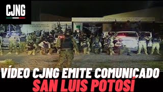 !ATENCIÓN¡ La Ôperativa Bëlica del ÇJNG êmite comunicado  para San Luis Potosí