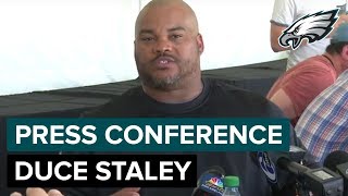 Assistant Head Coach Duce Staley Talks Running Backs & More | Eagles Press Conference