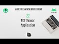 Android Studio Tutorial(Malayalam) -22- PDF Viewer Application | MrCyb | Android_Tutorial