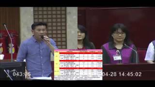 臺北市議會 20160428 戴錫欽 汪志冰 李新  業務報告 警政衛生部門 質詢 【議會演哪齣？】