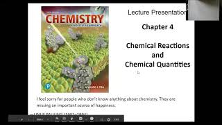 Chapter 4: Limiting Reactants, Theoretical Yield, and Percent Yield