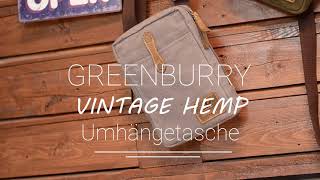 Greenburry Umhängetasche Vintage Hemp 5926