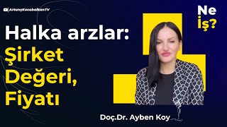 Halka Arzlar Şirket Değeri-Fiyatı | Ne İş? | Doç. Dr. Ayben Koy