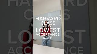 I took the HARDEST class to enroll into at Harvard…