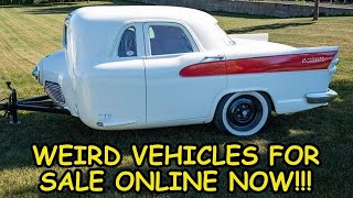 WEIRD VEHICLES WEDNESDAY! 10 of the Oddest Vehicles Selling Online Now - Links Below to the Ads