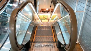 【高層階 エスカレーター 三菱製】名古屋パルコ南館 降り 10→B1階  MITSUBISHI Escalator at Nagoya PARCO South Building in Japan