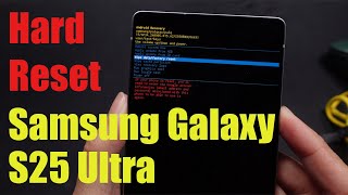 How To Hard Reset Samsung Galaxy S25 Ultra