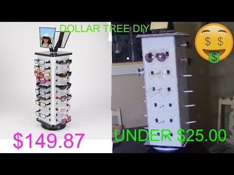 Dollar Tree DIY Rotating Sunglass Display Rack Dollar Tree DIY Rotating Sunglass Display Rack