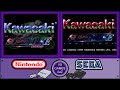 Kawasaki Superbike Challenge(Super Nintendo VS Sega Genesis)side by side comparison graphics