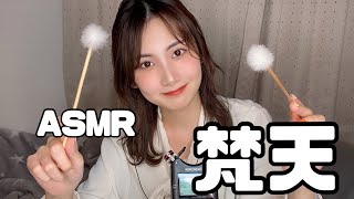 【ASMR】TASCAM DR-40 梵天のみの心地のいい音🎤【睡眠用】