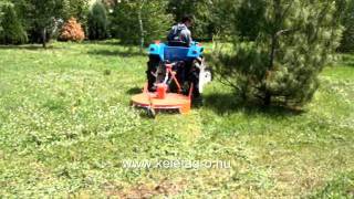 Fűnyírás, Mitsubishi MTE2000D és eladó Komondor SFNY-100.3 fűnyíró (grass cutting)