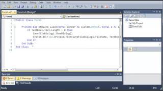 Visual Basic Tutorial 130 SaveFileDialog YouTube
