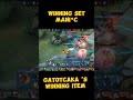 Winning Set mani*c Gatotcaka's winning Item #mlbb #september20