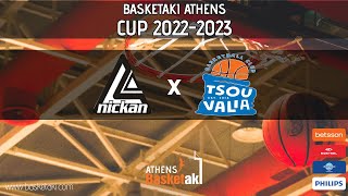 Basketaki Cup - Nickan Vs Tsouvalia (29/09/2022)