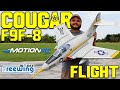 Flying the New Freewing F9F-8 Cougar 80mm EDF Jet | Motion RC