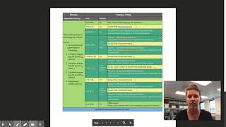 Daily Schedule Fall 2020