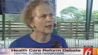 9.13.2009 Healthcare Reform Bus WKMG PKG