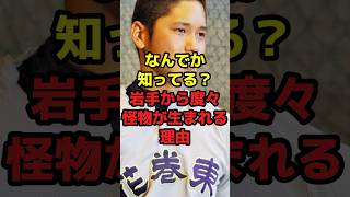 なんでか知ってる？岩手から度々怪物が生まれる理由#shorts #野球 #プロ野球 #怪物 #岩手 #大谷翔平 #佐々木朗希 #菊池雄星 #理由