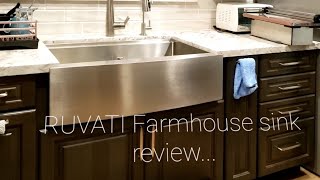 RUVATI  sink review.