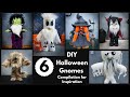 Compilation of 6 of my Halloween gnomes for inspiration/Diy gnomes