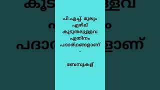 #ദൈനംദിന ജീവിതത്തിന്റെ രസതന്ത്രം#Chemistry In Everyday Life#ldc2024 #kpsc2024 #kpsc2023 #gkquestion