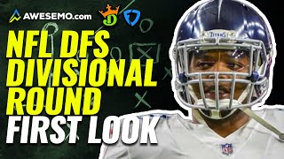NFL DFS First Look Divisional Round DraftKings, Yahoo, FanDuel Daily Picks | NFL DFS  Strategy Show