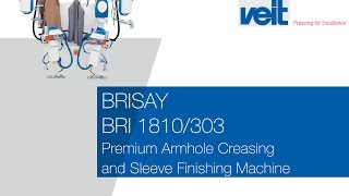 BRI-1810/303 Armhole Creasing and Sleeve Finishing Machine