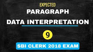 Expected Paragraph Data Interpretation for SBI CLERK 2018 Exam Part 9