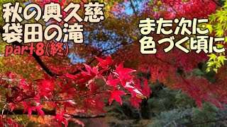 【茨城県の紅葉】秋の奥久慈・袋田の滝　part8（終）【次の紅葉が色づく頃に】