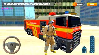 Real fire truck driving simulator | Fire fighting | Android games gameplay  #05