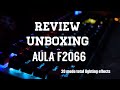 AULA KEYBOARD F2066..LED ARGB MURAHH!! QUICK UNBOXING N REVIEW (Cheapest Mechanical Blue Switch)