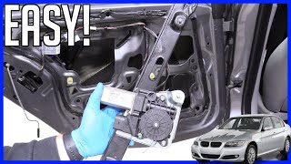 How to Replace Window Motor and Regulator BMW 328i 2007-2011 | EASY!